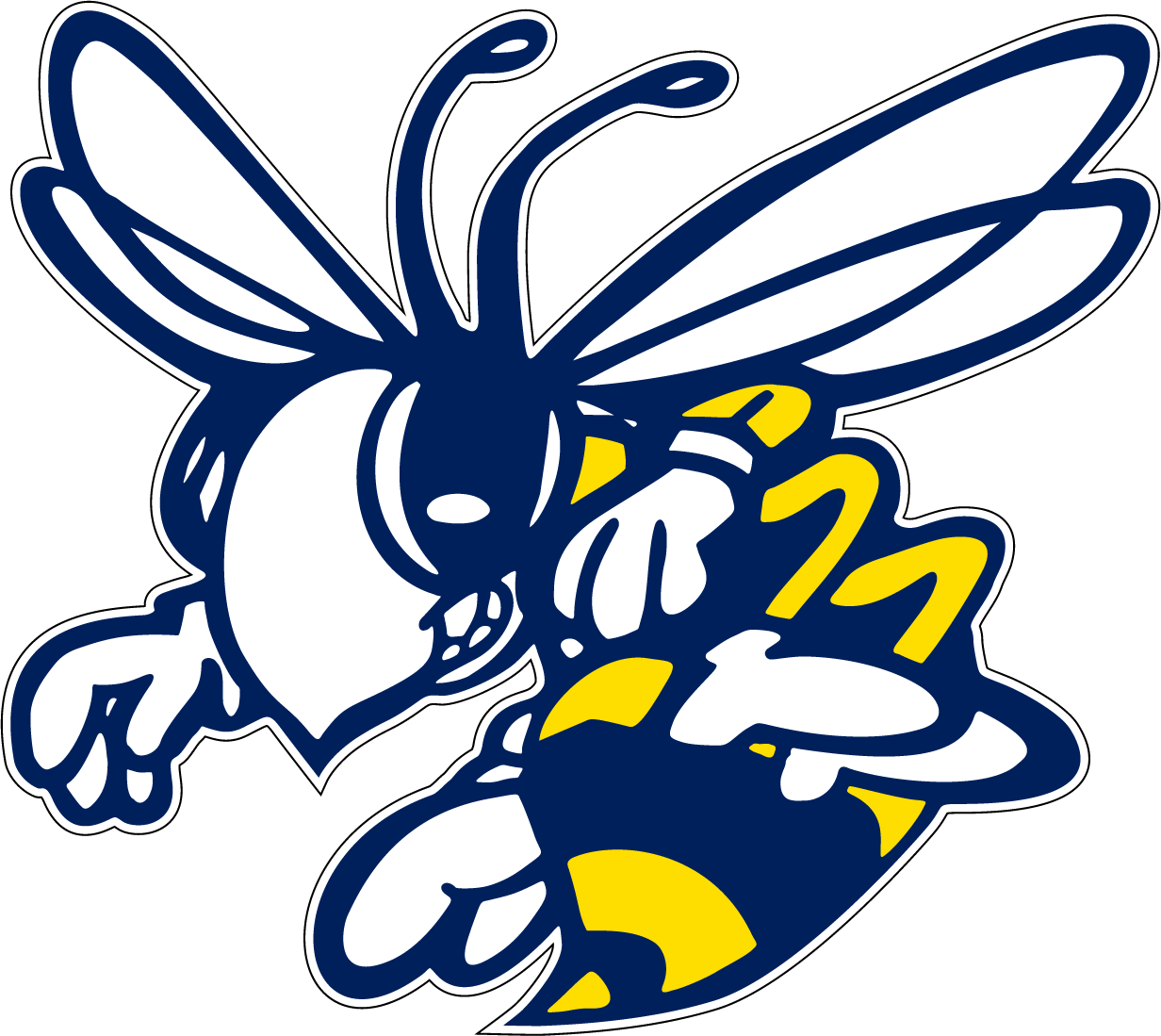 Blue and Gold Honeybee